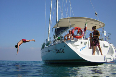Sailing boat holiday